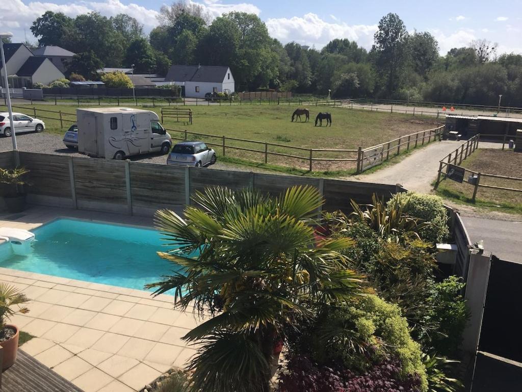 Maison Moderne Avec Piscine Chauffee Dans La Baie Du Mont St Michel 200M2 Yquelon Zewnętrze zdjęcie